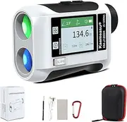 Golf Rangefinder with Side Color Display, Visual Jolt Flag Locking,6.5X Magnification,Measures VD, HD, SP, HT, CL, FA, Area, Volume,Suitable for Hunting, Outdoor