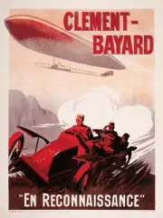 World War One Theme NEW METAL SIGN: Zeppelin/Airship - En Reconnaissance