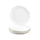 Grace Teaware Gold Rim Blanc Bone China Dessert Salad Plate Gracie Bone China