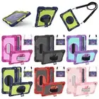 Crossbody Handle Stand Kids Armor Case For Samsung Galaxy Tab S9 S8 S7 A9 A8