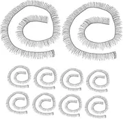 MUSISALY 20pcs Doll Eyelashes DIY Craft Doll Accessories Safe Pa Fake Eyelash Strips for Dress Up for Craft Projects