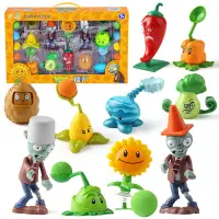 在飛比找蝦皮購物優惠-植物大戰殭屍彈射玩具正版授權 男孩玩具植物殭屍遊戲玩具套裝 