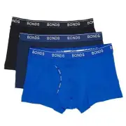 Bonds Guyfront Trunk 3-Pack MY963A Blue/Black