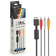 XYAB AV RCA Cable for PlayStation PS1 PS2 PS3 – Composite Audio Video Cord – New