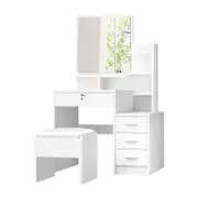 Alfordson Dressing Table Stool Set White