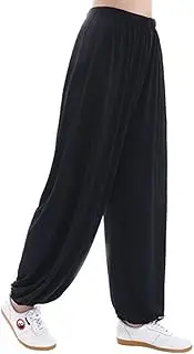 [MESHIKAIER] Men Super Soft Harem Pants Modal Yoga Pants Elastic Pilates Pants Sport Pants
