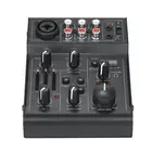 5-Channel Compact Audio Mixer Sound Mixing Console USB Audio Interface L3G8