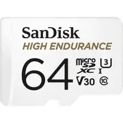 SANDISK MSD64HE 64G Micro SD Card High Endurance 100Mb SD Adapter