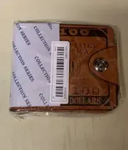 Collection Series ￼US $ 100 Dollar Wallet Bill Money Billfold Safe SEALED NEW