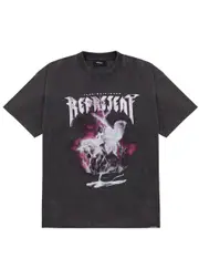 Represent Take Me Higher Printed Cotton T-shirt - Grey S