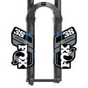 Fork Sticker for 2021 fox 38 performance Fox38 Mountain Bike Bicycle white gray