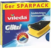 Vileda Glitzi Plus Antibacterial Absorbent Scourers (Pack of 6)