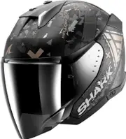 Shark Skwal i3 Jet Hellcat, open face helmet , color: Matt Black/Silver , size: XL