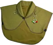 Generic Parrot Anti Scratch Bird Poop Shoulder Protector Pee Pad Multifunctional Bird Diaper for Budgie Finches Conures Cockatoos, Dark Green