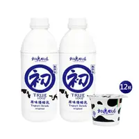 在飛比找momo購物網優惠-【初鹿牧場】鮮奶酪12杯+優酪乳946mlx2瓶