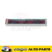 HSV GTS Boot Badge Red & Chrome Rim Suits VE E2 E3 & Coupe GTS Genuine HSV