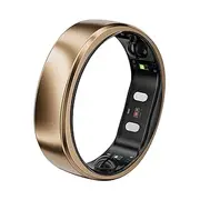 RingConn Gen 2 Air, Ultra-Thin AI Smart Ring, Size First with Sizing Kit - 10-Day Battery Life, Sleep/Heart Rate/Stress/Women's Health Tracker, Compatible with Android & iOS (Size 9, Dune Gold)