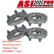 4PCS 20mm 5x114.3 Wheel Spacer 12x1.5 For Toyota Mitsubishi Honda Mazda CB=73.1