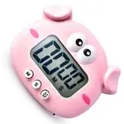 HG (Pink)Timer Alarm Clock Precise Timekeeping Digital Kitchen Timer Cooking Tim