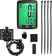 Labymos Waterproof Computer with LED Backlight Bicycle Speedometer Odometer Calorie Counter and Temperature Display
