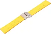 [BANDKIT] Watch Accessories Suitable For Breitling Series Silicone Strap 22 24mm Folding Clasp Men Women Watch Straps