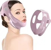 Reusable Chin Strap, Chin Face Tightening Band, Face Lifting Mask for Women, Face Lifting Bandage, Purple