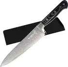 Authentic XYJ since 1986,8 Inch Damascus Steel Japanese Chef Knife,Slicing Kitch