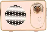 Retro Bluetooth Speaker, Vintage Portable Bluetooth Speakers for Kitchen Desk Bedroom Office Party Outdoor, Portable Wireless Speaker, Party Gift