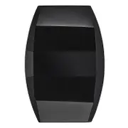 Gemstone Onyx 12mm X 10mm Barrel Black Roll-Top