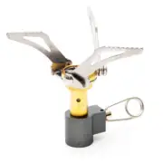 BRS Lightweight Camping Hiking Gas Burner Head Portable Foldable Solo Titanium