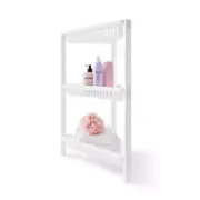 3 Tiers Corner Shelf Stand,Bathroom Storage Organizer Great for Small Bathroom