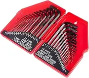FLZOSPER Hex Key Set, 30-Piece Allen Wrench Set Inch (0.028’’-3/8) & Metric (0.07mm-10mm) with Storage Hard Case
