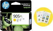 HP 905XL High Yield Original Ink Cartridge, Yellow (T6M13AA)