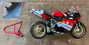 Minichamps Ducati 998 RS Nelo Russo Team Pedercini WSB 2003 BRAND NEW 1/12 Scale