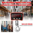 Mini LCD Digital 1000kg Crane Scale Electronic Weight Hook-Hanging Scale✈