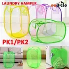 Foldable Mesh Collapsible Washing Bag Bin Storage Hamper Laundry Basket