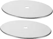 BRIGHTFUFU Induction Cooktop Protector Stainless Steel Heat Diffuser Plate Stove Adapter for Hot Pot