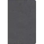 CSB THINLINE BIBLE, CHARCOAL LEATHERTOUCH