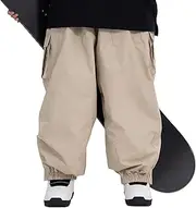 [SNOWVERB] Womens Mens Winter Baggy Waterproof Ski Pants Snow Cargo Warm Loose Fit Insulation Snowboard Pants