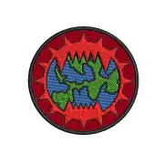 Gamer Logo Patch Embroidered Iron-On Applique Chapter Badge Gaming Table-Top