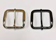 Lot of 100 Pieces Plain Belt Buckles 1-1/2" inch Black Nickel Plated Steel 1.5"
