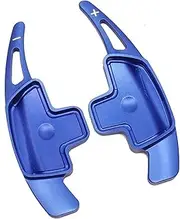 Car Steering Wheel Shift Paddles for Mercedes-Benz GLB X247 CLA C118 GLA CLS C257 Coupe GLE W167 MB EQC B Class W247 Car DSG Shifter Styling Accessories Extension Shifters HTEOPOEKFR(Blue)