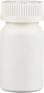 HDPE Pill Container Bottle 200-mL | Empty Medicine Bottles with Child-Resistant Cap | Pack of 50 | Moisture-Resistant, BPA-Free, Durable Plastic Storage Bottles