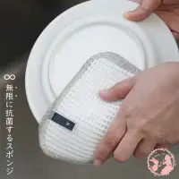 在飛比找Yahoo!奇摩拍賣優惠-原田織物KIYOI 日本製 抗菌銀離子抗菌洗碗布 菜瓜布 家
