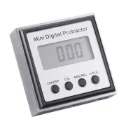 Drillpro Stainless Steel 360 Degree Mini Digital Protractor Inclinometer Electronic Level Box Magnetic Base Measuring To