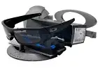✅️ OAKLEY GASCAN 009014 THIN BLUE LINE MATTE BLACK/GREY SUNGLASSES