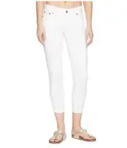 Prana L38117 Women's White Carlotta Cropped Pants Size 8/29