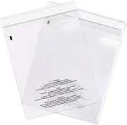 - 5” X 7” (1000 Count) Self Seal Clear Poly Bags with Suffocation Warning for Pa