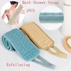 Cotton Loofah Spa Back Scrubber Shower Brush Bath Shower Strap Sponge Brush
