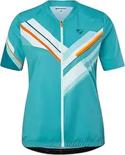 [Ziener] Narisa Women's Cycling Jersey - Mountain Bike/Road Bike - Breathable, Quick-Drying, Elastic, Short Sleeves
